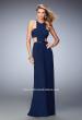 Picture of: Embellished Long Prom Gown with Open Sides in Blue, Style: 22292, Detail Picture 1