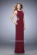 Picture of: Embellished Prom Gown with Sheer Sides in Red, Style: 22299, Detail Picture 2