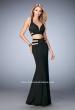 Picture of: Long Two Piece Mermaid Gown with Strappy Back in Black, Style: 22367, Main Picture