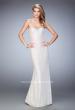 Picture of: Long White Lace Prom Dress with Sweetheart Neckline in Pink, Style: 22392, Detail Picture 2