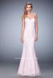 Picture of: Long Sequin Lace Prom Dress with Sweetheart Neckline in Pink, Style: 22431, Detail Picture 1
