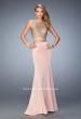 Picture of: Two Piece Studded Prom Dress with Mock Neck in Pink, Style: 22518, Main Picture