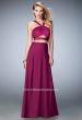 Picture of: Two Piece Prom Dress with Chiffon Skirt and Satin Top in Pink, Style: 22555, Main Picture