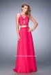 Picture of: Beaded and Embroidered Two Piece Prom Dress in Pink, Style: 22652, Main Picture