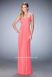 Picture of: Long Sweetheart Neckline Prom Dress with Crystals in Orange, Style: 22727, Detail Picture 1