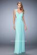 Picture of: Long Sweetheart Neckline Prom Dress with Crystals in Blue, Style: 22727, Detail Picture 2