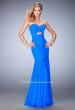 Picture of: Long Prom Gown with Exposed Boning and Stones in Blue, Style: 22753, Detail Picture 1