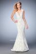 Picture of: Lace Mermaid Prom Gown with Shimmer Lining in White, Style: 22768, Main Picture