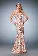 Picture of: Long Floral Printed Prom Dress with Sweetheart Neck in Print, Style: 22820, Main Picture