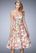 Picture of: Floral Tea Length Dress with Sweetheart Neckline in Print, Style: 22903, Detail Picture 1