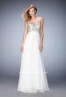 Picture of: Embellished Long Prom Dress with Sweetheart Neckline in White, Style: 22926, Detail Picture 1