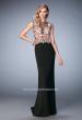 Picture of: Long Lace Prom Gown with Keyhole Back, in Black Style: 22935, Main Picture