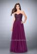 Picture of: Sweetheart Strapless Tulle Dress with a Beaded Bodice in Pink, Style: 23228, Main Picture