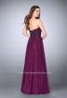 Picture of: Sweetheart Strapless Tulle Dress with a Beaded Bodice in Pink, Style: 23228, Back Picture
