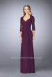 Picture of: Jersey Gown with Knot Detail and Lace Sleeves, Style: 23244, Detail Picture 2