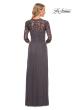 Picture of: Jersey Gown with Knot Detail and Lace Sleeves, Style: 23244, Detail Picture 4