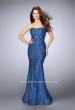Picture of: Lace Mermaid Dress with Strapless Sweetheart Neckline in Blue, Style: 23410, Main Picture