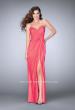Picture of: Long Gown with Embellishments and Gathered Bodice in Pink, Style: 23636, Detail Picture 1