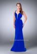 Picture of: Long Mermaid Dress with Beaded Strappy Back in Blue, Style: 23755, Detail Picture 1