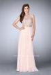 Picture of: Two Piece Prom Dress with A-line Skirt and Lace in Pink, Style: 23775, Detail Picture 1