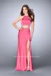 Picture of: Two Piece Dress with Beaded Edges and Sheer Cut Outs in Pink, Style: 23828, Main Picture