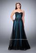 Picture of: Tulle A-line Dress with Beaded Lace Bodice in Blue, Style: 23920, Detail Picture 1