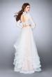 Picture of: Long Sleeve Two Piece Prom Dress with Pockets in White, Style: 23924, Detail Picture 4