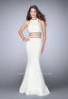 Picture of: Prom Dress with High Collar and Mermaid Skirt in White, Style: 23932, Detail Picture 1