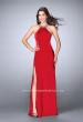 Picture of: High Neck Jersey Dress With Beading and Strappy Back in Red, Style: 23982, Main Picture