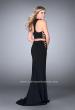 Picture of: Two Piece Dress with Lace Up Sides and Racer Back in Black, Style: 23984, Detail Picture 3