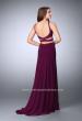 Picture of: Two Piece Jersey Dress with Cut Outs and Open Back in Purple, Style: 23986, Detail Picture 3