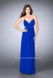 Picture of: Net Jersey Dress with Beaded Sweetheart Neckline in Blue, Style: 23988, Detail Picture 2
