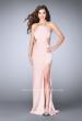 Picture of: Long Jersey Dress with Side Cut Outs and Strappy Back in Pink, Style: 24009, Main Picture