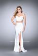 Picture of: Two Piece Jersey Dress with Unique Strappy Back in White, Style: 24030, Detail Picture 5