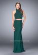 Picture of: Beaded Two Piece Prom Dress with Open Back in Green, Style: 24158, Main Picture
