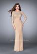 Picture of: Long Sleeve Two Piece Dress with Cold Shoulders in Nude, Style: 24175, Main Picture