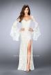 Picture of: Lace Bell Sleeve Dress with Sweetheart Neckline in White, Style: 24249, Detail Picture 2