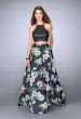 Picture of: Floral Two Piece Dress with Strappy Back and Pockets in Print, Style: 24280, Main Picture