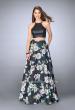Picture of: Floral Two Piece Dress with Strappy Back and Pockets in Print, Style: 24280, Detail Picture 1