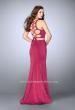 Picture of: Two Piece Prom Dress with Lace Up Back in Pink, Style: 24310, Main Picture