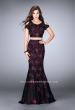 Picture of: Two Piece Cold Shoulder Lace Dress with Beading in Red, Style: 24583, Main Picture