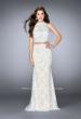 Picture of: Two Piece Lace Prom Dress with Flare Skirt in White, Style: 24615, Main Picture