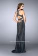 Picture of: Beaded Dress with Cross body Front and Back in Black, Style: 24639, Back Picture