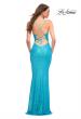 Picture of: Sequin Long Prom Dress in Vibrant Bright Colors in Blue, Style: 30622, Detail Picture 8