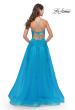 Picture of: Tulle Prom Dress with Lace Detail in Aqua, Style: 31503, Detail Picture 3