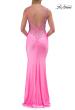 Picture of: Rhinestone Lace Illusion Gown with Low Back in Baby Pink, Style: 33731, Detail Picture 10