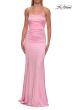 Picture of: Strapless Satin Gown with Fitted Silhouette in Baby Pink, Style: 33546, Detail Picture 17