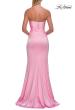 Picture of: Strapless Satin Gown with Fitted Silhouette in Baby Pink, Style: 33546, Detail Picture 18