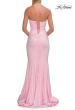 Picture of: Strapless Ruched Mermaid Gown with Lace-Up Back in Baby Pink, Style: 33360, Detail Picture 24