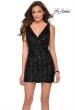 Picture of: V-Neck Short Line Sequined Party Dress in Black, Style: 29169, Main Picture